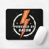 Ontwikkelaar: Bacon Funny Retro Foodie Aesthetic Muismat (Met muis)