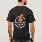 Ontwikkelaar: Bacon Funny Retro Foodie Aesthetic T-shirt (Achterkant)