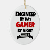 Ontwikkelaar: Day Gamer by Night Keramisch Ornament (Rechts)