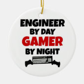 Ontwikkelaar: Day Gamer by Night Keramisch Ornament (Voorkant)