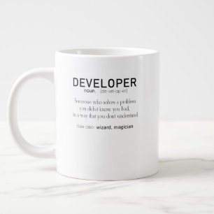 Ontwikkelaar Definition Coder Definition Funny Grote Koffiekop