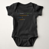 Ontwikkelaar En Programmeur Grappige Baby Code Romper (Voorkant)