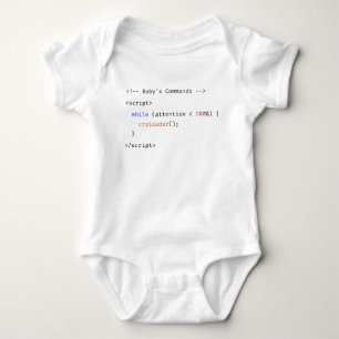 Ontwikkelaar Funny Newborn Code Gezegde Romper