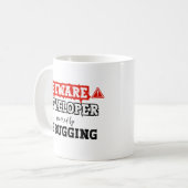 Ontwikkelaar Powered by Debugging | programmering Koffiemok (Voorkant links)