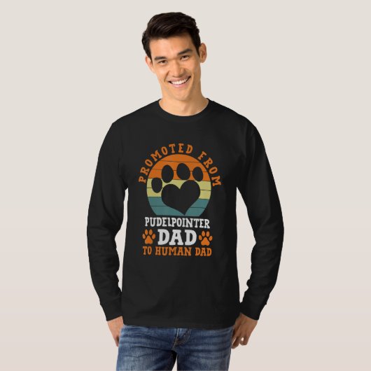 Ontwikkelaar: Pudelpointer Dad Funny Pudelpointer T-shirt (Voorkant volledig)