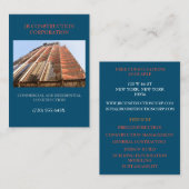 Ontwikkelaar Remodel Consultant Bouw Visitekaartje (Voorkant / Achterkant)