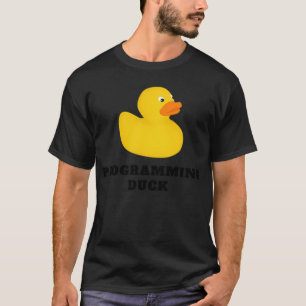 Ontwikkelaar Rubber Duck zwarte labpuppy canine T-shirt