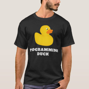 Ontwikkelaar Rubber Duck zwarte labpuppy labs T-shirt