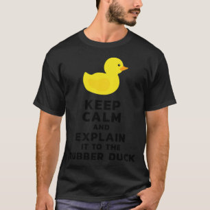 Ontwikkelaar Rubber Duckie koel een vrouw kan niet T-shirt