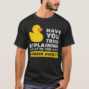 Ontwikkelaar Rubber zwarte dierenkunst T-shirt