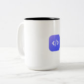 ontwikkelaar tweekleurige koffiemok (Voorkant links)