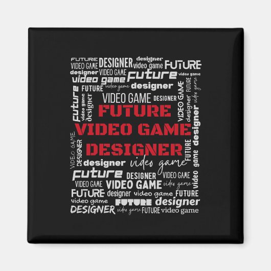 Ontwikkelaar van videogames Toekomstige ontwerper Magneet (Voorkant)