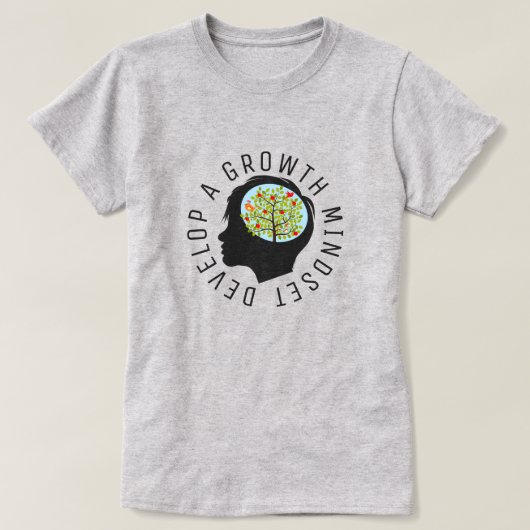 Ontwikkelen van een Groei Mindset Education Reform T-shirt (Design voorkant)