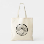 Ontwikkelende Natuur Galerij Logo Tote Bag (Achterkant)