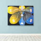 Ontwikkeling nr. 9 | Hilma af Klint | Canvas Afdruk (Insitu (Houten vloer))
