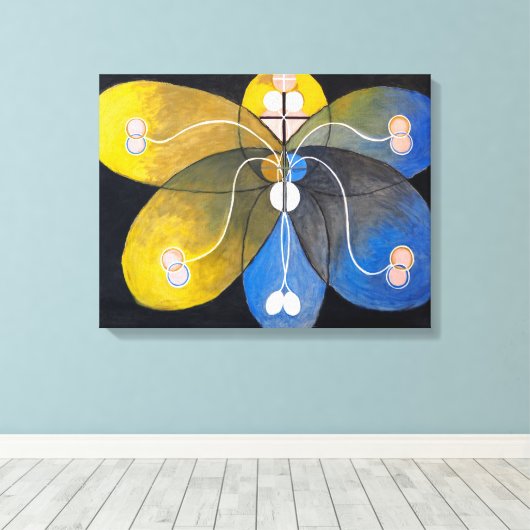 Ontwikkeling nr. 9 | Hilma af Klint | Canvas Afdruk (Insitu (Houten vloer))