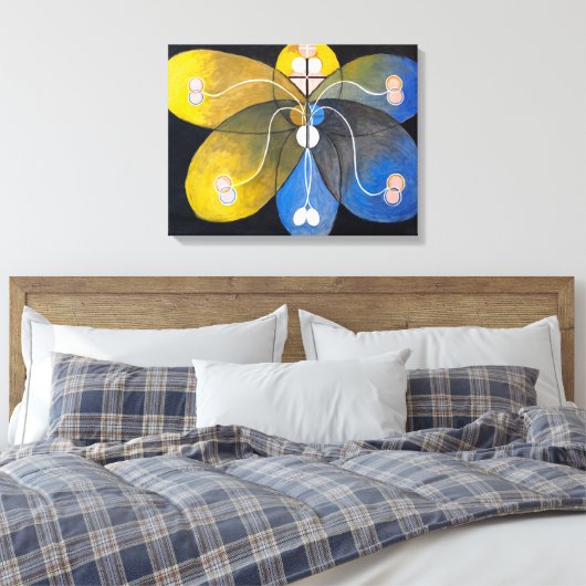 Ontwikkeling nr. 9 | Hilma af Klint | Canvas Afdruk (Insitu (Slaapkamer))