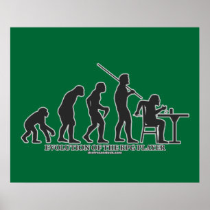 Ontwikkeling van de RPG-speler Poster