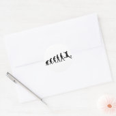 Ontwikkeling van de Voetbal Ronde Sticker (Envelop)