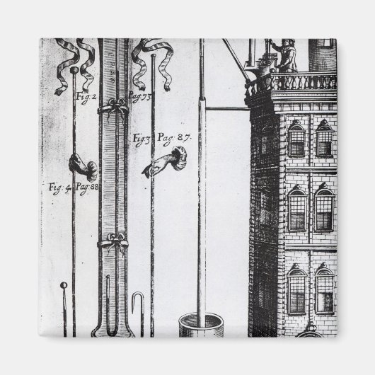 Ontwikkeling van de waterpomp door Robert Boyle Magneet (Voorkant)