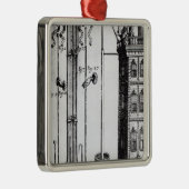 Ontwikkeling van de waterpomp door Robert Boyle Metalen Ornament (Rechts)