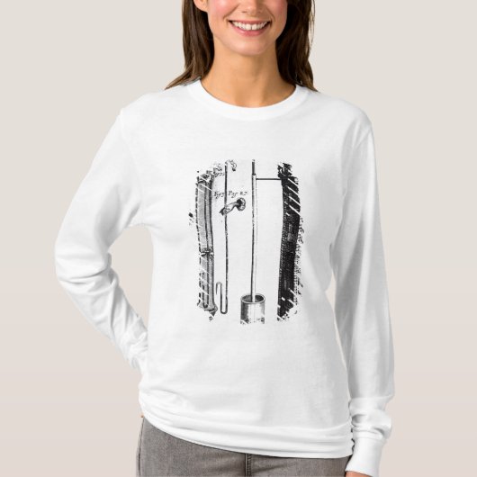 Ontwikkeling van de waterpomp door Robert Boyle T-shirt (Voorkant)
