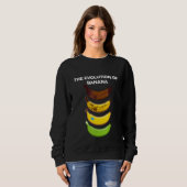 Ontwikkeling van grafische T - shirts van bananen (Voorkant volledig)