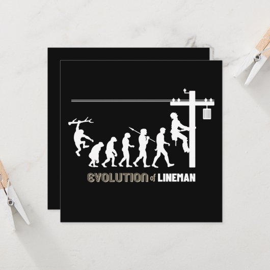 Ontwikkeling van Lineman Kaart (Voorkant / Achterkant in situ)