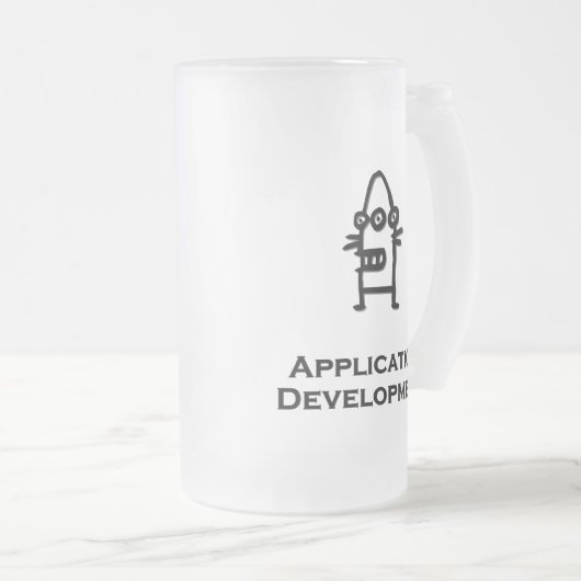 Ontwikkeling van Three Eye Bot-toepassingen Matglas Bierpul (Voorkant rechts)