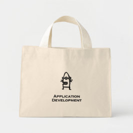 Ontwikkeling van Three Eye Bot-toepassingen Mini Tote Bag