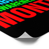 Ontwikkelings-handicap-bewustzijn maand mama zegge poster (Hoek)