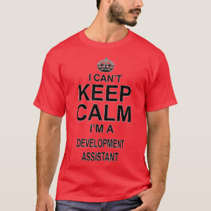Ontwikkelingsassistent kerstcadeautjes op feestdag t-shirt