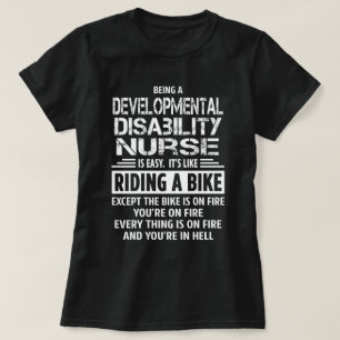 ontwikkelingsgehandicapte verpleegster t-shirt
