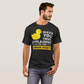 Ontwikkelingsprogramma Duck Rubber Duck Black labr T-shirt (Voorkant volledig)