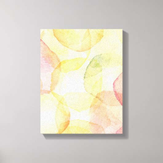 Ontworpen abstracte achtergrond met waterverf canvas afdruk (Voorkant)