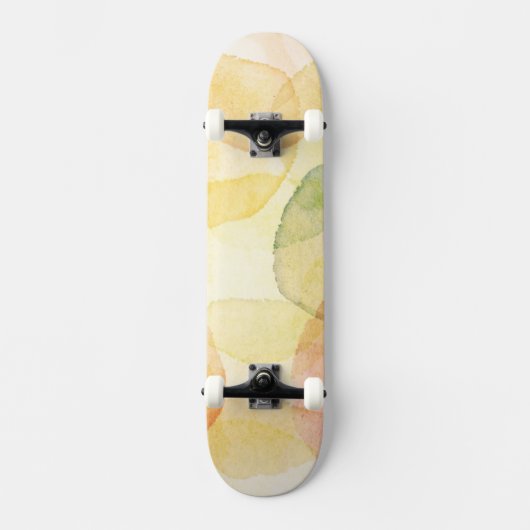 Ontworpen abstracte achtergrond met waterverf skateboard (Voorkant)