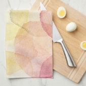 Ontworpen abstracte achtergrond met waterverf theedoek (Quarter Fold)