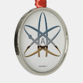 Ontworpen de Ronde van het Ornament van het Atoom (Rechts)