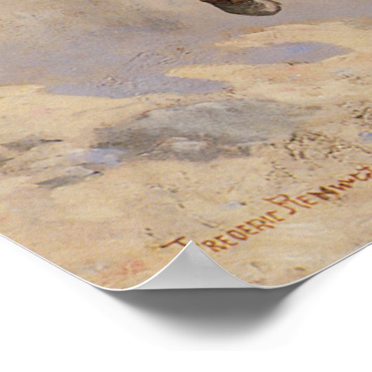 Ontworpen door Frederic Remington,  cowboys Poster (Hoek)