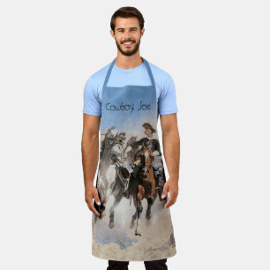 Ontworpen door Frederic Remington,  cowboys Schort