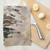 Ontworpen door Frederic Remington,  cowboys Theedoek (Quarter Fold)