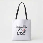 Ontworpen door God Shoulder Canvas tas (Voorkant)