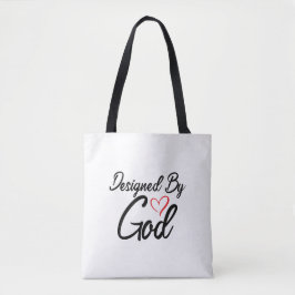 Ontworpen door God Shoulder Canvas tas