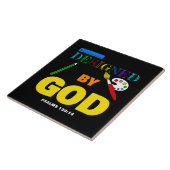 Ontworpen door: Psalms 139:14 Christelijk geloof Tegeltje (Zijkant)