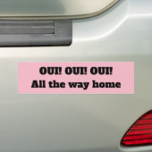 Ontworpen door: SHO 3 Bumpersticker (Op auto)