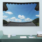 Ontworpen met een foto van Zuid-Korea, gedrukt Spandoek (Beurs)