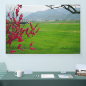 Ontworpen met een foto van Zuid-Korea, gedrukt Spandoek (Beurs)