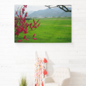 Ontworpen met een foto van Zuid-Korea, gedrukt Spandoek (Insitu)