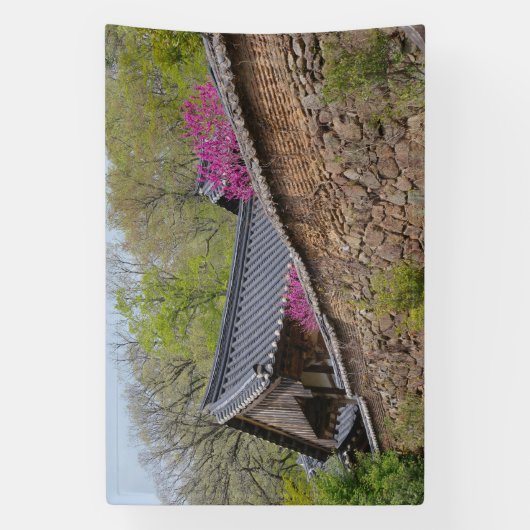 Ontworpen met een foto van Zuid-Korea, Gedrukt Spandoek (Verticaal)