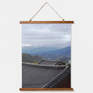 Ontworpen met een foto van Zuid-Korea, Vertica Hangend Wandkleed